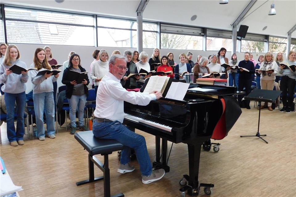 Mit großer Intensität bereiten sich der Propsteichor St. Remigius und der Kammerchor der Mädchenkantorei auf Mendelssohns Oratorium „Elias“ vor.