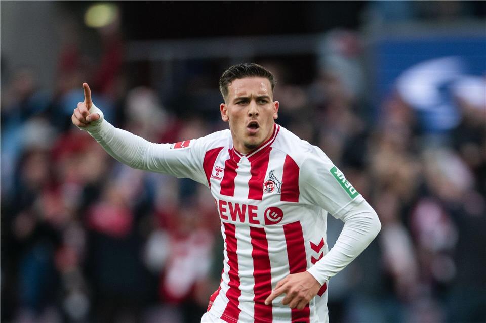 Said El Mala verzaubert Köln - Coach Kwasniok bremst Mit seinem dritten Saisontor sorgte der 19-Jährige für den Punktgewinn beim FC. Marius Becker/dpa
