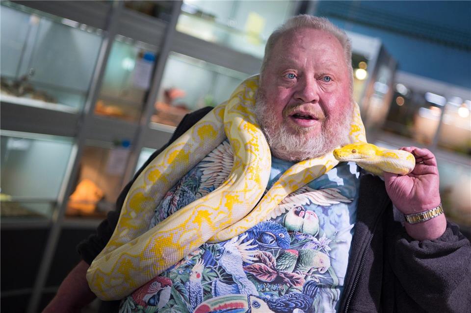 Mit seinen exotischen Tieren hat Firmengründer Norbert Zajac hunderttausende Menschen in seinen Youtube-Kanal gelockt. Nach seinem Tod 2022 ließ das Interesse an dem nach ihm benannten Zoogeschäft schlagartig nach. (Archivbild)picture alliance / dpa