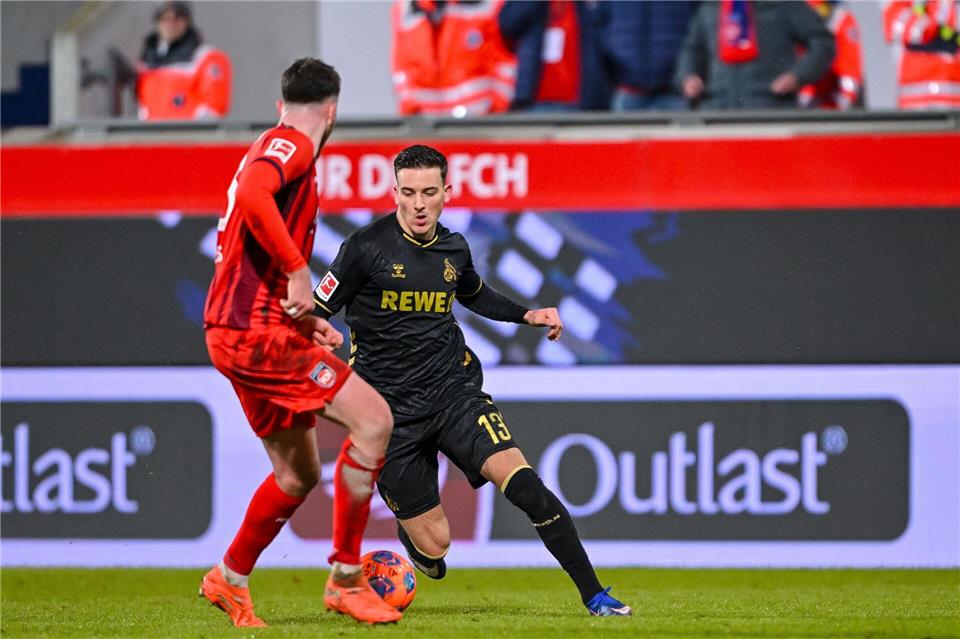 Mit sieben Tore ist der 19-jährige Said El Mala (r.) Kölns bester Offensivspieler. (Archivbild)Harry Langer/dpa