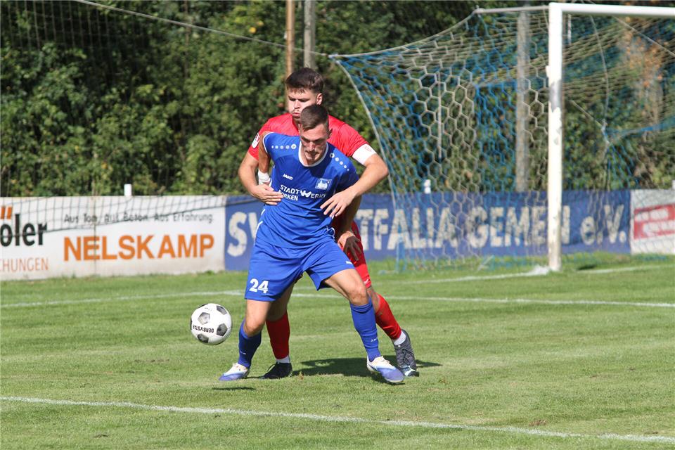 Mit zwei Treffern war Tim Bröcking gestern maßgeblich am Gemener Auswärtserfolg in Ahlen beteiligt.