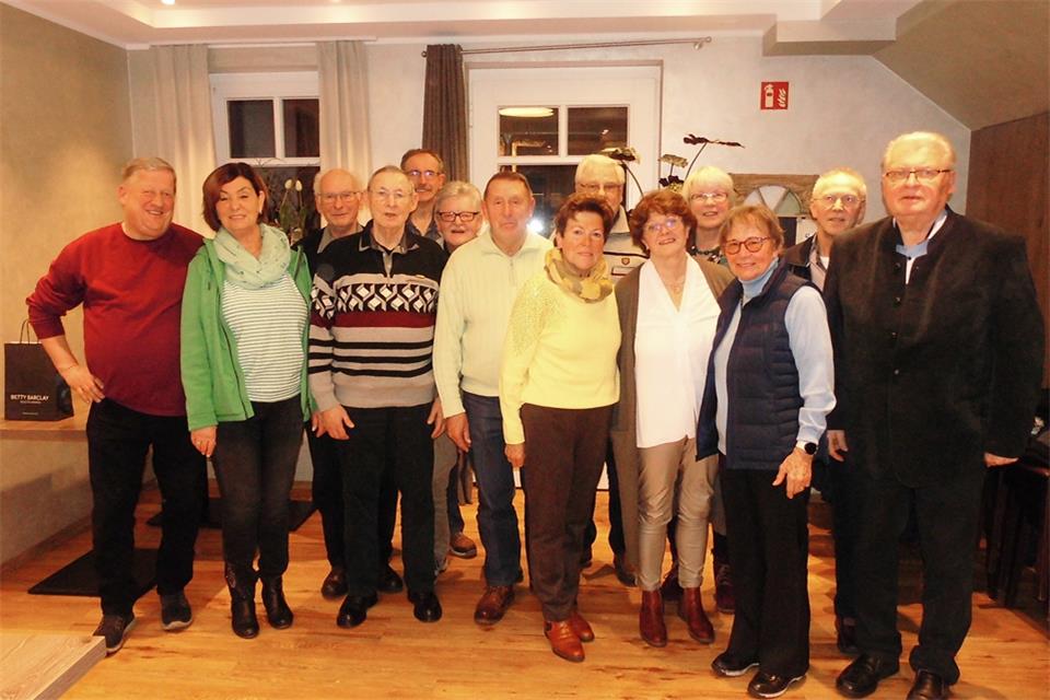 Mitglieder der Chorgemeinschaft Raesfeld bei der Jahreshauptversammlung.