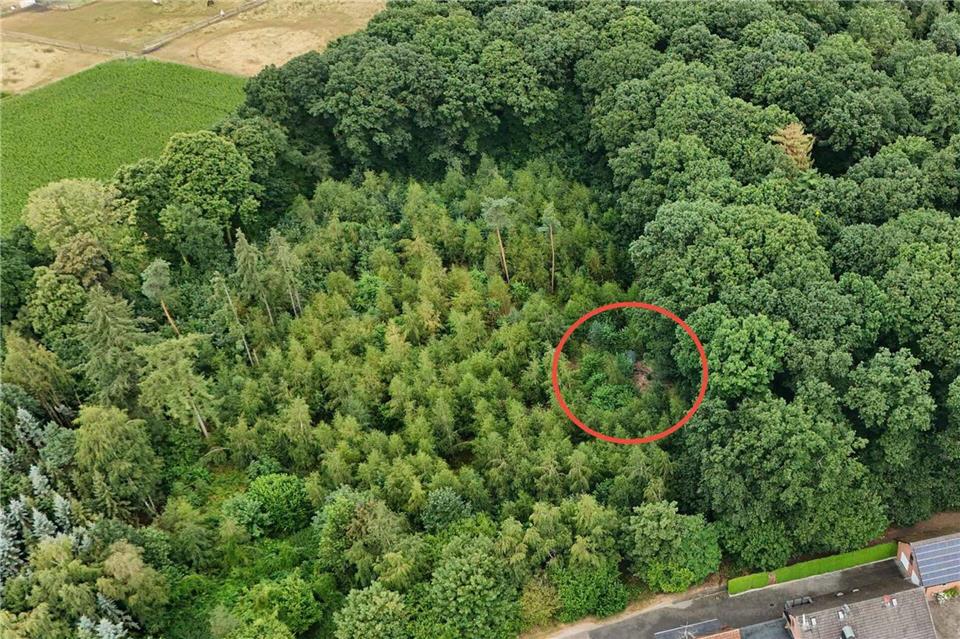 Mithilfe der eingesetzten Drohne konnten die Einsatzkräfte den Brandort ermitteln.