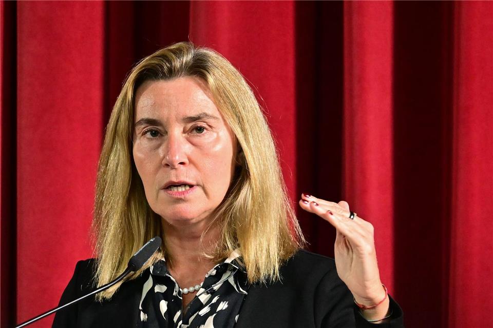Mittlerweile arbeitet Federica Mogherini, ehemalige EU-Außenbeauftragte, am Europakolleg in Belgien. (Archivbild)Sebastian Christoph Gollnow/dpa