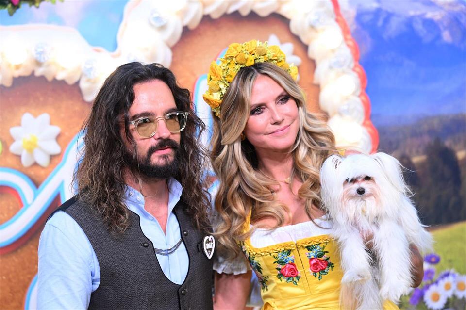 Model Heidi Klum - hier mit Ehemann Tom Kaulitz - hat bereits zum zweiten Mal zum „HeidiFest“ geladen. Felix Hörhager/dpa