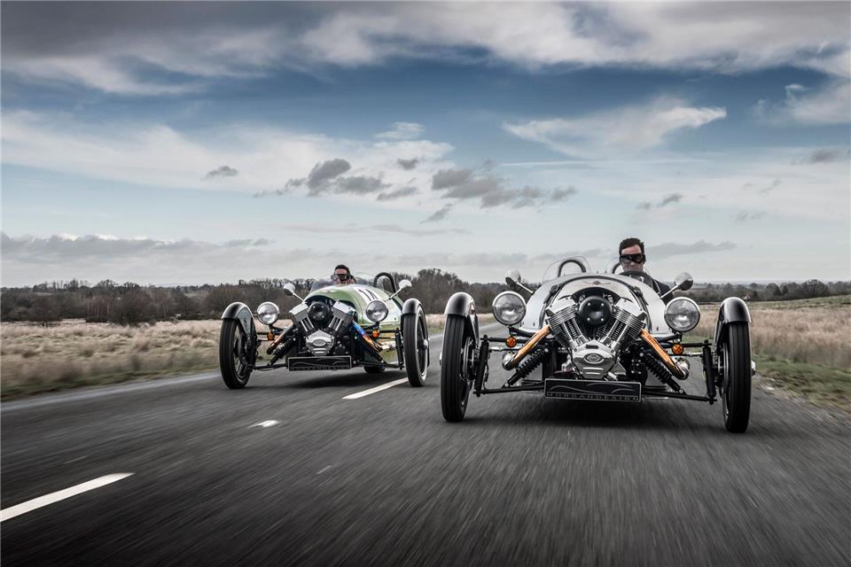 Moderner Oldie: Klar, wirkt der Threewheeler von Morgan antiquiert, doch die Fahrmaschine wird immer noch gebaut.Morgan Motor Company/dpa-tmn