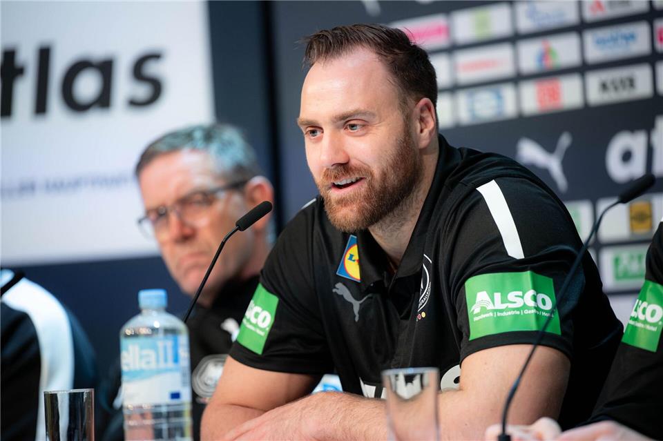 Möchte auch bei Olympia 2032 noch das deutsche Handball-Tor hüten: Andreas Wolff.   Sina Schuldt/dpa