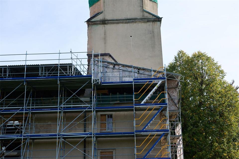 Möglicherweise könnten erste Arbeiten zum Wiederaufbau der Kirche bereits Mitte nächsten Jahres beginnen.Katharina Kausche/dpa