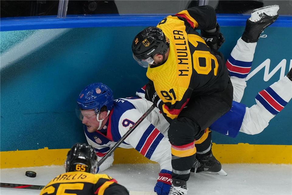 Moritz Müller ging gegen die USA voran Carolyn Kaster/AP/dpa