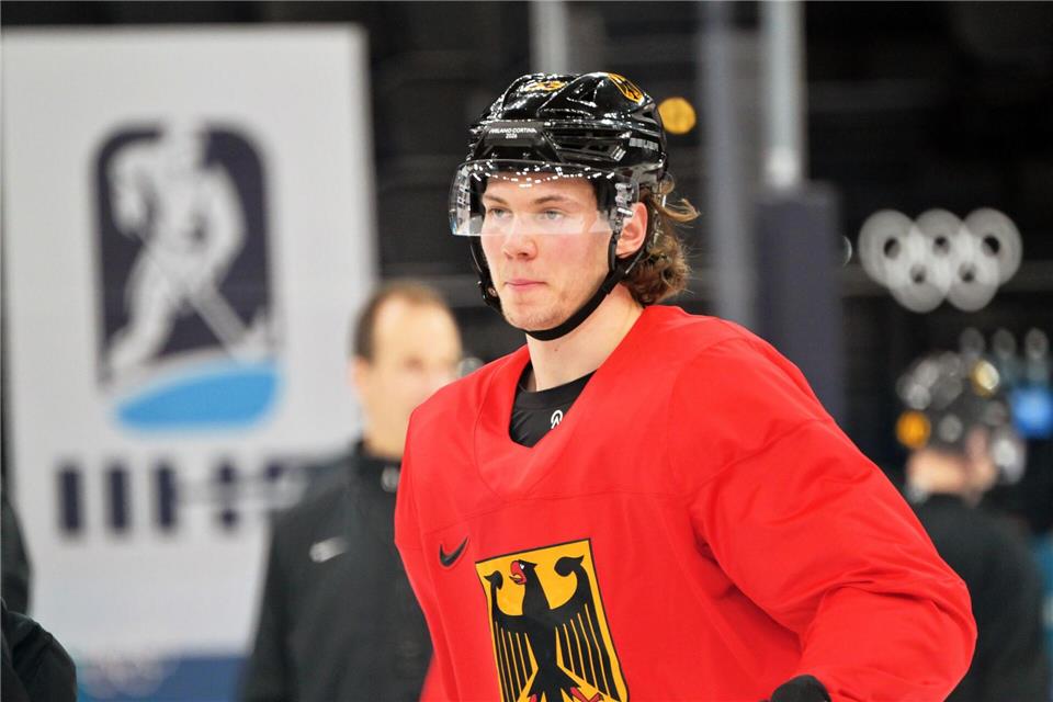 Moritz Seider traf im olympischen Dorf einen alten Schulkameraden: Den Eisschnellläufer Moritz Klein.Peter Kneffel/dpa