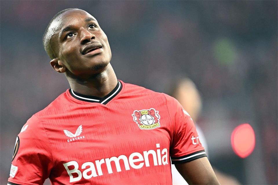 Moussa Diaby soll schon bald wieder das Leverkusener Trikot tragen. (Archivbild)Federico Gambarini/dpa