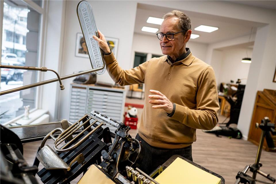 Müller ist gelernter Drucker. Fabian Sommer/dpa