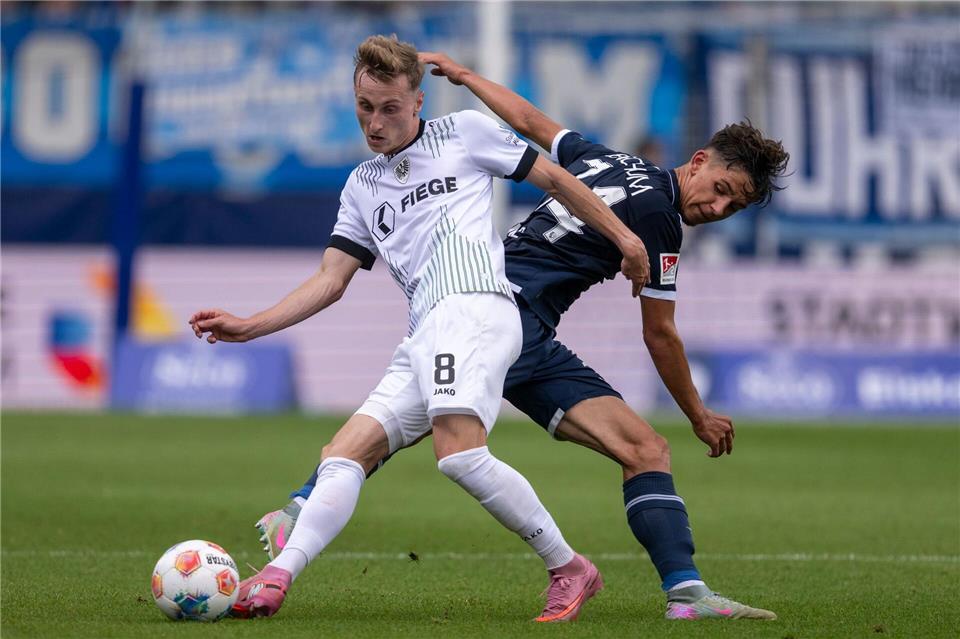 Münster war Bochum oft einen Schritt voraus.David Inderlied/dpa