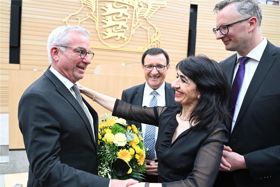 Muhterem Aras von den Grünen ist künftig Vizepräsidentin des Landtags. Bernd Weißbrod/dpa