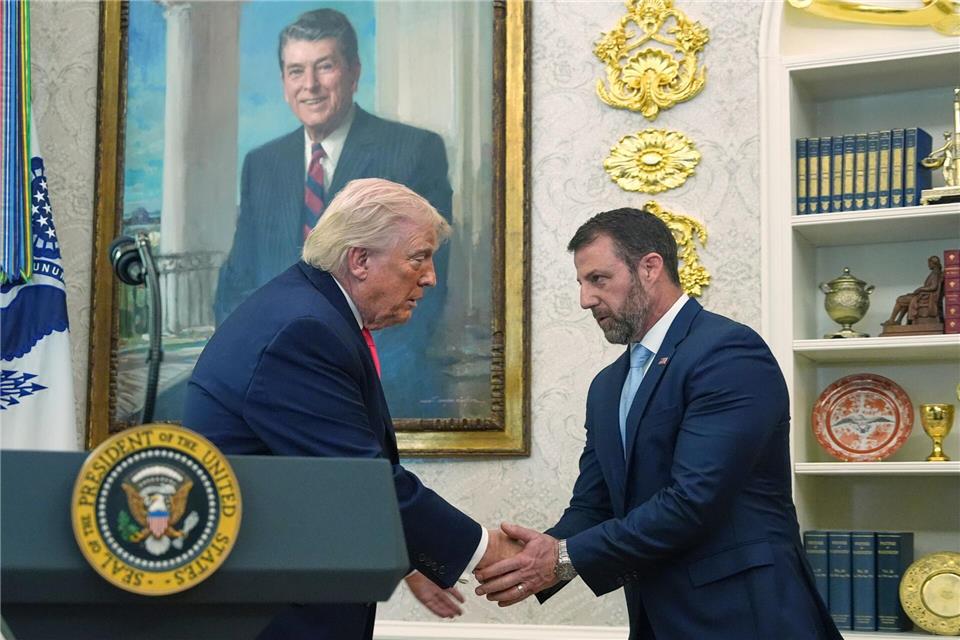 Mullin ist vereidigt.Alex Brandon/AP/dpa