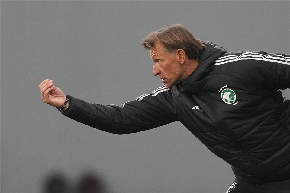 Muss als Nationaltrainer von Saudi-Arabien gehen: Hervé Renard. (Archivbild)Darko Vojinovic/AP/dpa