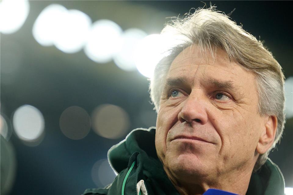 Muss derzeit viel erklären: Werders Cheftrainer Horst Steffen. Bernd Thissen/dpa