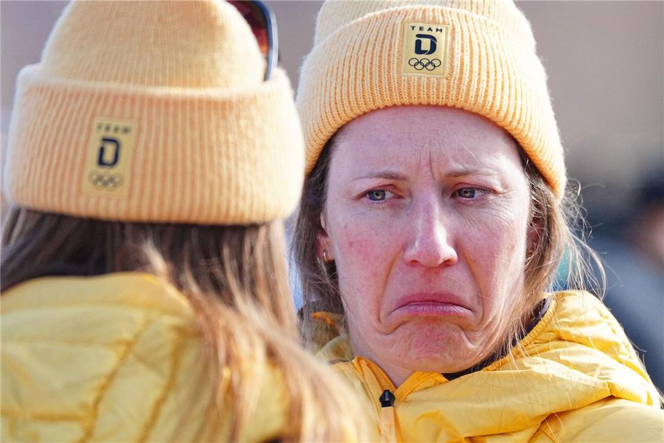 Musste eine Olympia-Enttäuschung verkraften: Skirennfahrerin Lena Dürr (Archivbild).Michael Kappeler/dpa