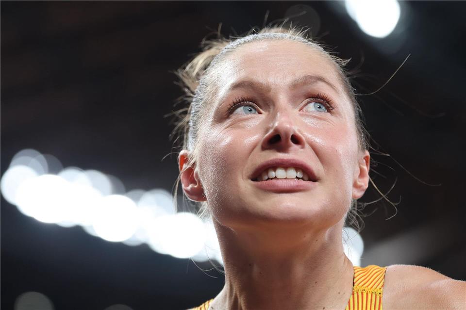 Musste zittern: Gina Lückenkemper.Oliver Weiken/dpa
