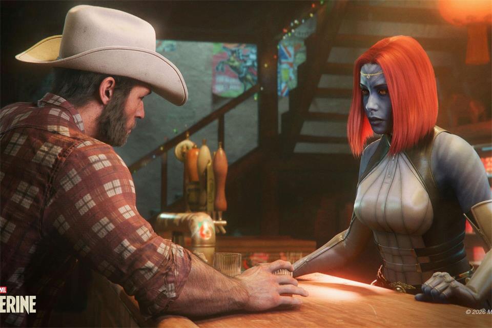 Mutantentreff in der Kneipe: Logan schließt sich widerwillig Mystique an, um den entführten Nathaniel Essex zu befreien.Marvel/Sony Interactive Entertainment/dpa-tmn