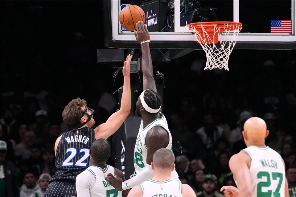 NBA-Star Franz Wagner war gegen die Boston Celtics nicht in Topform.Charles Krupa/AP/dpa