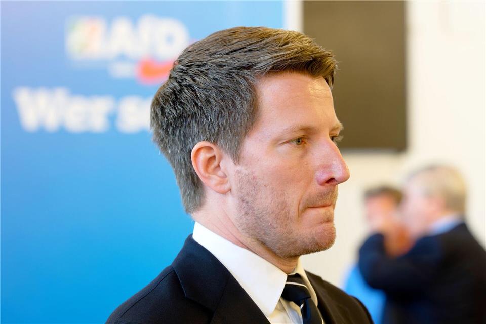 NRW-AfD-Chef Martin Vincentz steckt in einem Machtkampf mit dem Bundesvorstand seiner Partei (Archivbild)Henning Kaiser/dpa