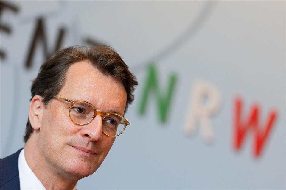 NRW-Ministerpräsident Hendrik Wüst (CDU) sagt: „An KölnRheinRuhr führt kein Weg vorbei.“Rolf Vennenbernd/dpa