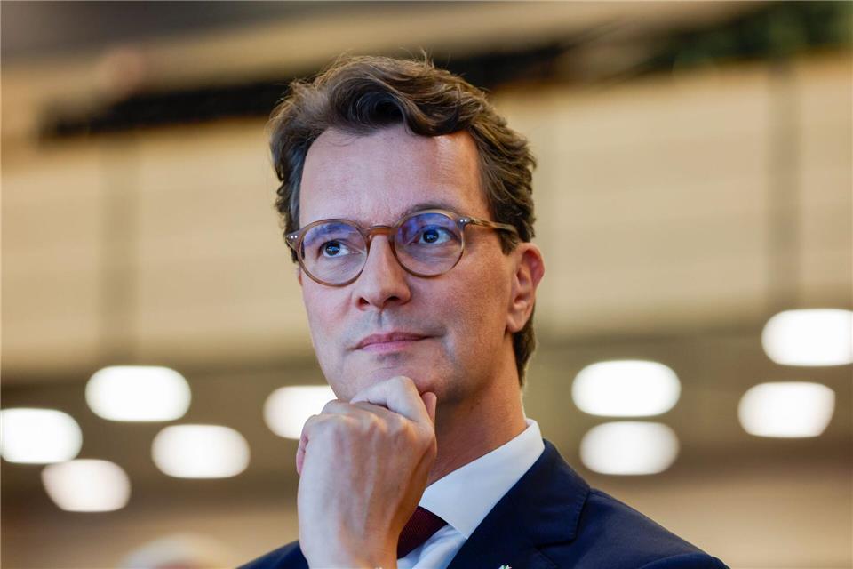 NRW-Ministerpräsident Hendrik Wüst (CDU) war zu Gast bei „3nach9“ (Archivfoto)Thomas Banneyer/dpa