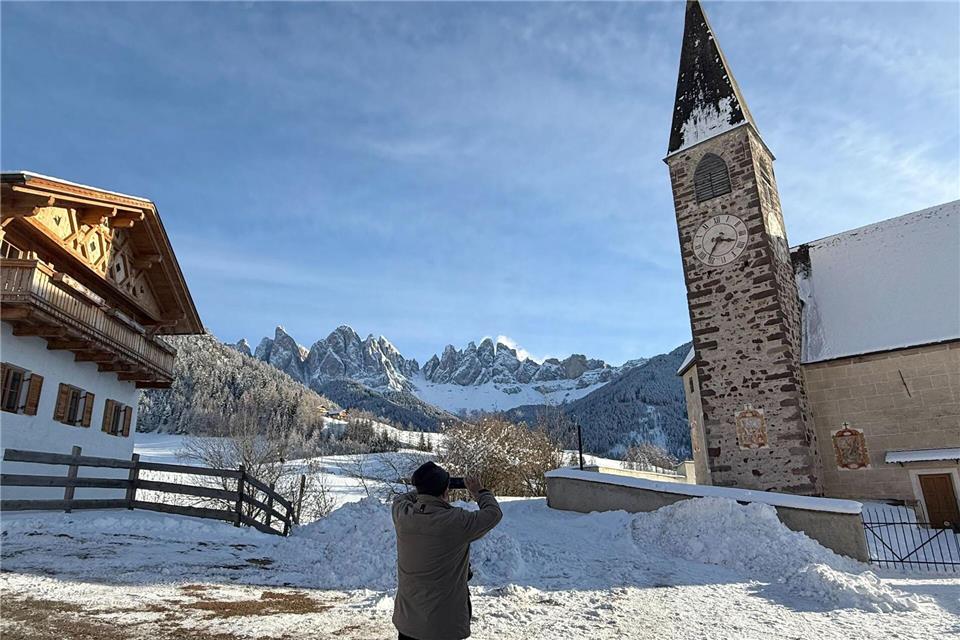 Nach 15 Minuten zu Fuß kann fotografiert werden. Christoph Sator/dpa