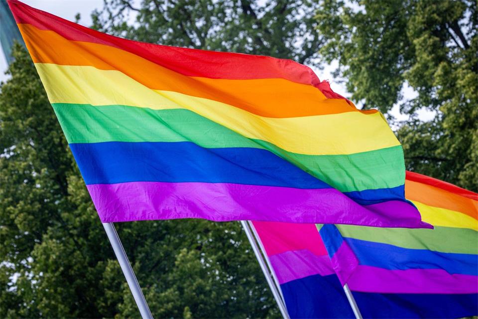 Nach Angaben der Veranstalter nahmen 400 Menschen beim CSD in Gera teil - die Polizei spricht von 500. (Symbolbild)Jens Büttner/dpa