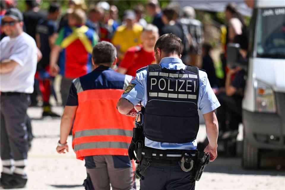 Nach Angaben des Bürgermeisters bestand die Gruppe aus sechs Besuchern und drei Tourguides.Marius Bulling/dpa