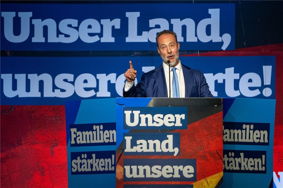 Nach Ansicht von AfD-Spitzenkandidat Jan Bollinger wird Rheinland-Pfalz „unter Wert regiert“. (Archivbild)Harald Tittel/dpa
