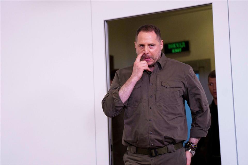 Nach Ermittlungen von Korruptionsfahndern ist Andrij Jermak, Leiter des Präsidialamtes der Ukraine, zurückgetreten. (Archivbild)Evgeniy Maloletka/AP/dpa