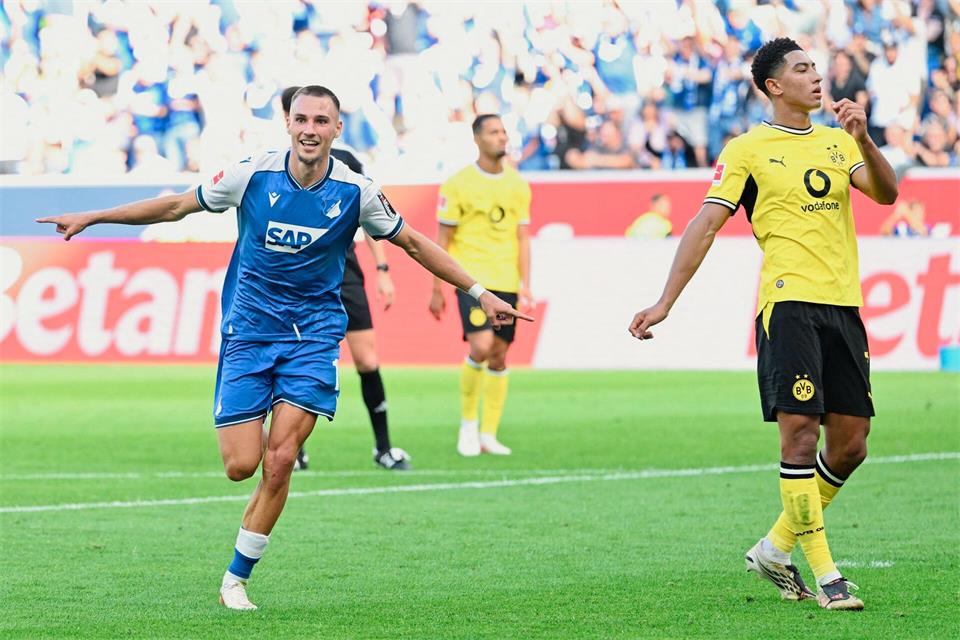 Nach Lemperles Tor sah Hoffenheim wie der sichere Sieger aus.Uwe Anspach/dpa