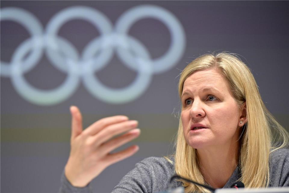 Nach Meinung vieler iranischer Sportler soll IOC-Präsidentin Kirsty Coventry die Auflösung des Iranischen Olympischen Komitees erwägen. (Archivbild)Peter Kneffel/dpa