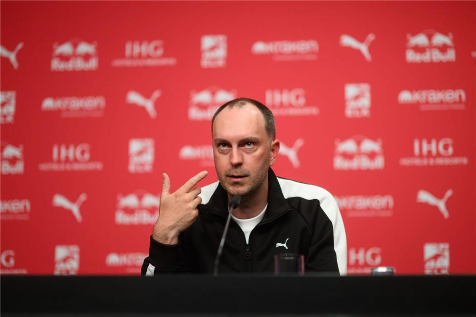 Nach dem 0:6 in München will Leipzigs Trainer Ole Werner gegen Heidenheim ein erfolgreiches Heimdebüt feiern. (Archivbild)Robert Michael/dpa