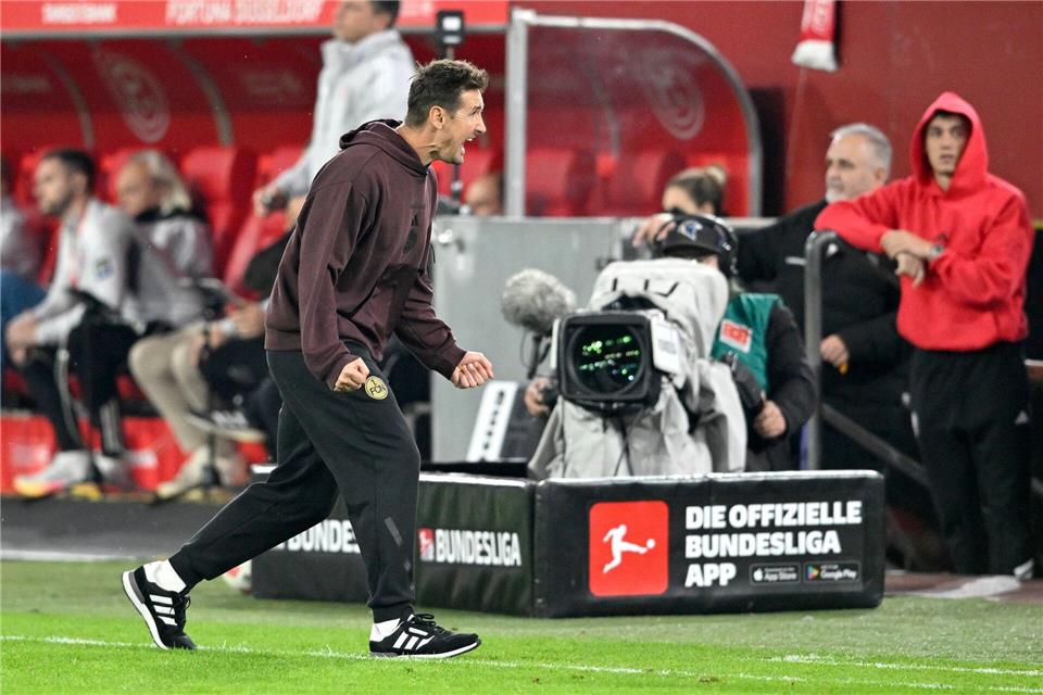 Nach dem Jubel in Düsseldorf hofft Miroslav Klose auf einen weiteren Erfolg. (Archivbild)Anke Waelischmiller/dpa