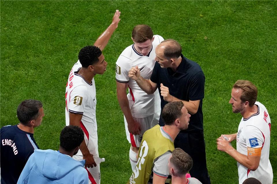 Nach dem WM-Viertelfinale reagiert Jude Bellingham irritiert auf Aussagen seines Trainers Thomas Tuchel. (Archivbild)Nick Potts/PA Wire/dpa