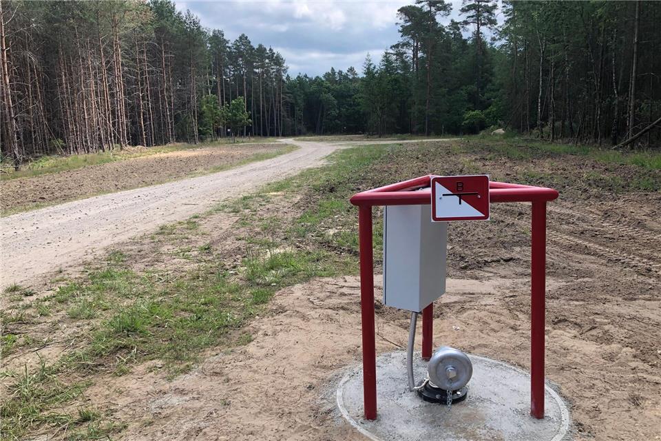 Nach dem größten Waldbrand in der Geschichte Mecklenburg-Vorpommerns mit fast 1.000 Hektar wurden in der Lübtheener Heide neue Tiefbrunnen angelegt. (Archivbild) Frank Pfaff/dpa