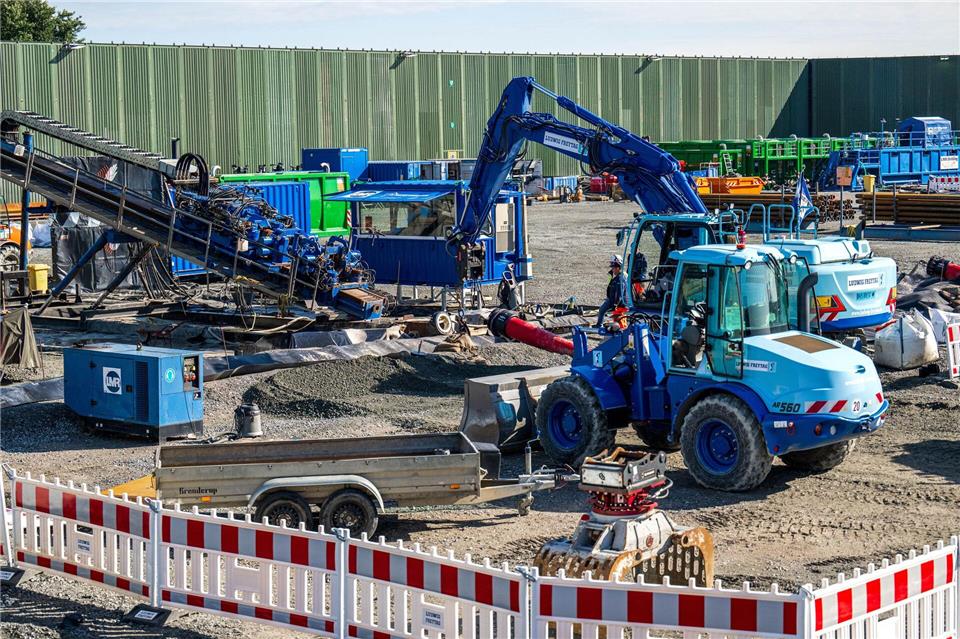 Windstrom durchs Watt leiten: Wie wird Norderney unterbohrt?  Nach den Bauarbeiten wird die Baustelle komplett zurückgebaut. Sina Schuldt/dpa