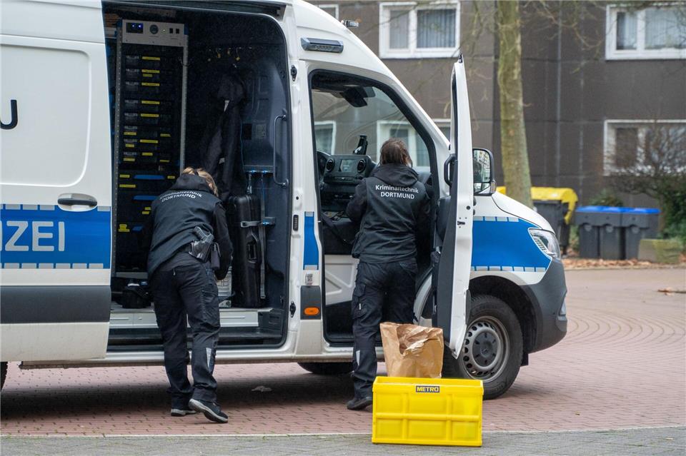 Nach der Attacke wurde der Tatort eingehend untersucht.Max Lametz/dpa