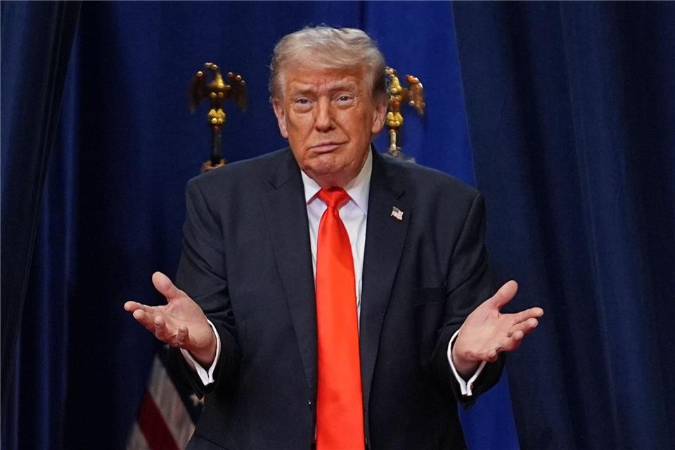Nach der Drohung kommt der Aufschub für neue Zölle: US-Präsident Trump. (Archivfoto)Matt Rourke/AP/dpa