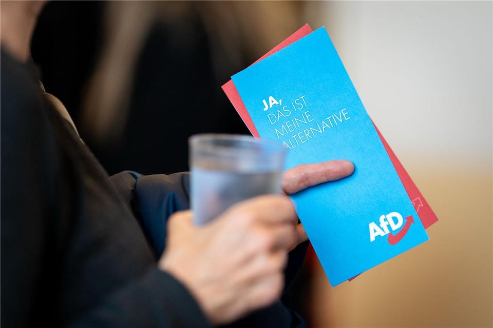 Nach der Einladung der AfD durch einen Unternehmerverband wächst die Debatte: Thüringens Wirtschaftskammern sehen sich dazu verpflichtet, mit allen Parteien zu sprechen. (Symbolbild)Jacob Schröter/dpa