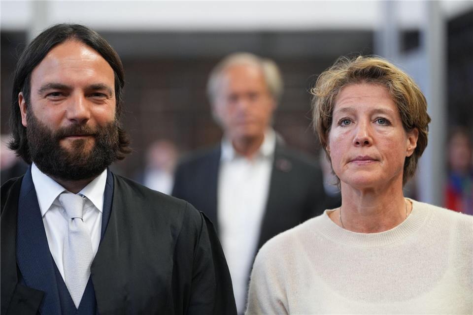 Nach der Entführung der Kinder von Christina Block sah die Hamburger Polizei nach Angaben einer Zeugin zunächst eine Gefährdungslage für die Mutter.Marcus Brandt/Pool dpa/dpa