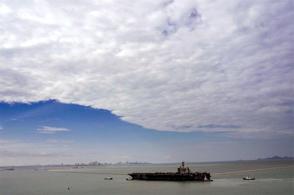 Nach der Station in Thailand soll das Schiff zurück in die USA fahren.Sakchai Lalit/AP/dpa