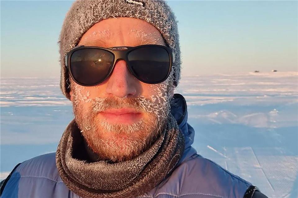 Nach einem Jahr im Eis kehrt Koeppen bald wieder in die Heimat zurück.Thorben Koeppen/Alfred-Wegener-Institut/dpa