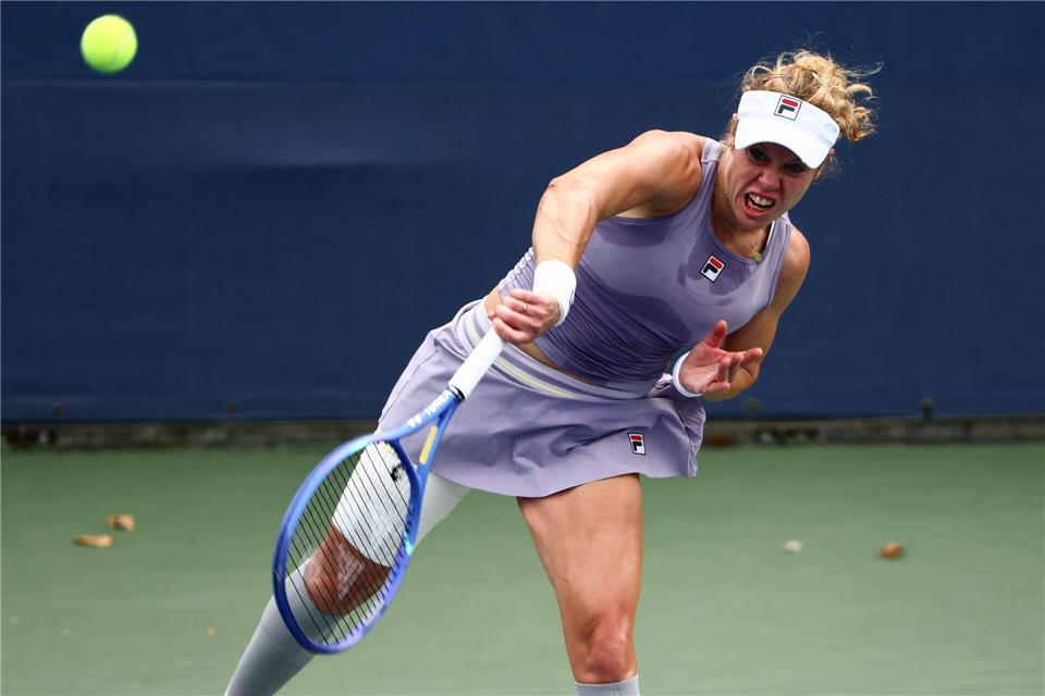 Nach einem Rückstand in Satz eins drehte Laura Siegemund ihre Partie.Andres Kudacki/AP/dpa
