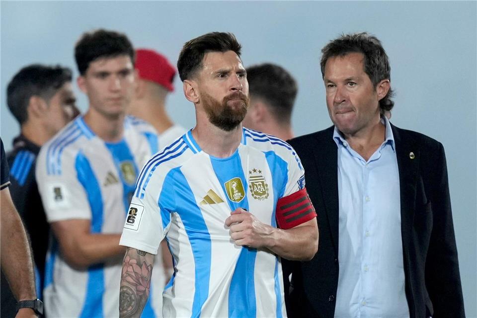 Nach einer verletzungsbedingten Auszeit soll Kapitän Messi in die argentinische Nationalmannschaft zurückkehren. (Archivbild) Jorge Saenz/AP/dpa