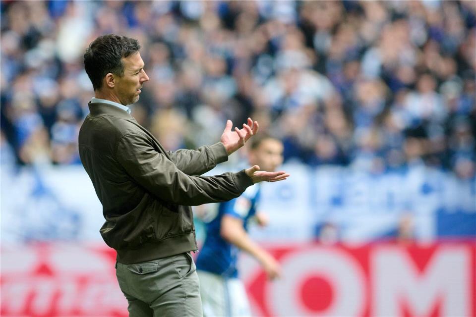 Nach fast sechseinhalb Jahren ist für Christian Eichner bald Schluss in Karlsruhe. (Archivbild)Bernd Thissen/dpa