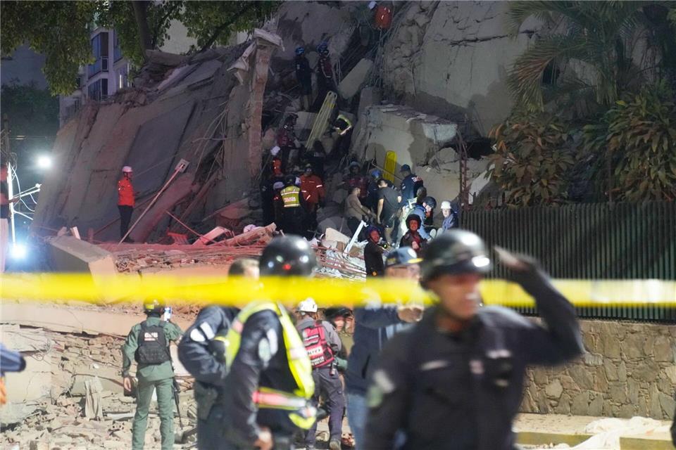 Nach zwei heftigen Erdbeben in Venezuela steigt die Zahl der Toten.Ariana Cubillos/AP/dpa